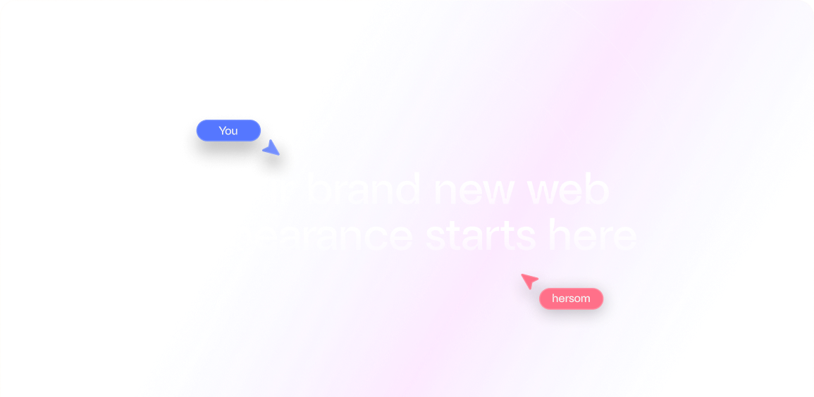 Visual of a website wireframe in the design process